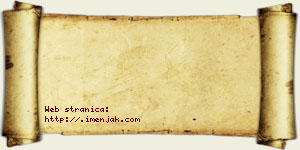 Jana Tripić vizit kartica